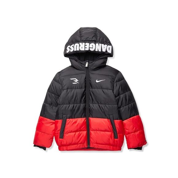 Nike 3BRAND Boys Sideline Puffer (Little Kids) University Red 4 Little Kid